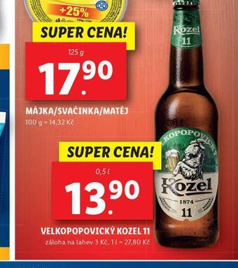Lidl Pivo velkopopovický kozel 11 nabídka