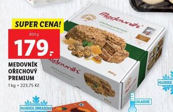 Lidl Medovník ořechový premium nabídka