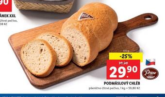 Lidl Podmáslový chléb nabídka