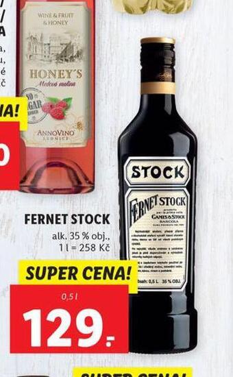 Lidl Fernet stock nabídka