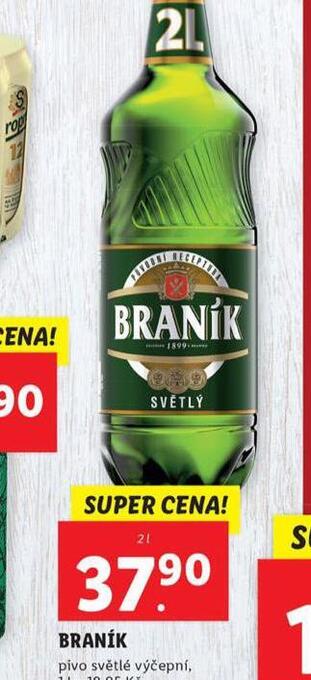 Lidl Pivo braník nabídka