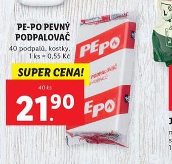 Lidl Pe-po pevný podpalovač nabídka