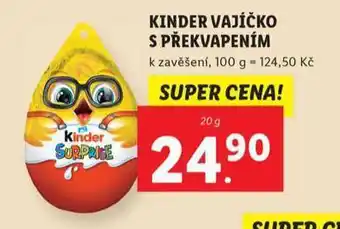Lidl Kinder vajíčko s překvapením nabídka