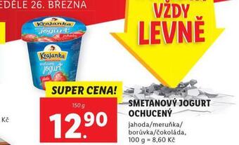 Lidl Smetanový jogurt ochucený nabídka