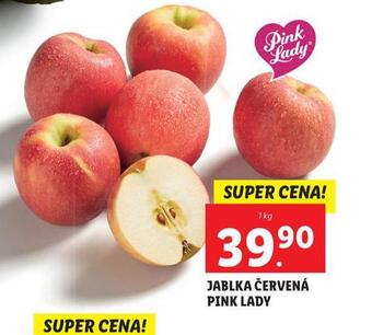 Lidl Jablka červená pink lady nabídka
