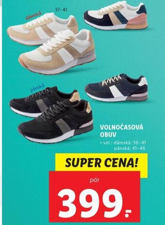 Lidl Volnočasová obuv nabídka