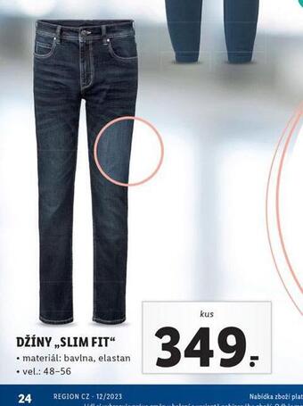 Džíny slim fit
