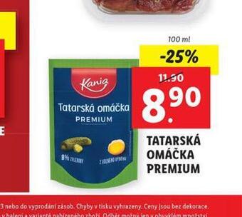 Lidl Tatarská omáčka premium nabídka