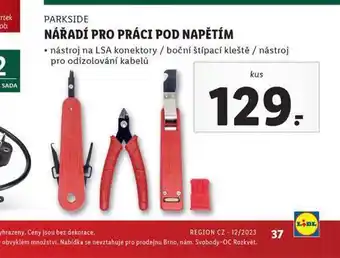 Lidl Nářadí pro práci pod napětím nabídka