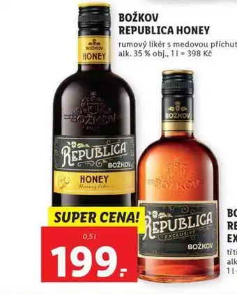 Lidl Božkov republica honey nabídka