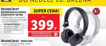Lidl Bezdrátová sluchátka s bluetooth on ear nabídka