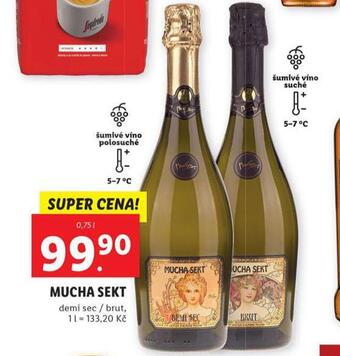 Lidl Mucha sekt nabídka