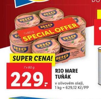 Lidl Rio mare tuňák nabídka