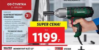 Lidl Elektrický rázový utahovák nabídka