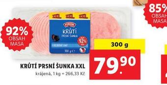 Lidl Krůtí prsní šunka xxl nabídka