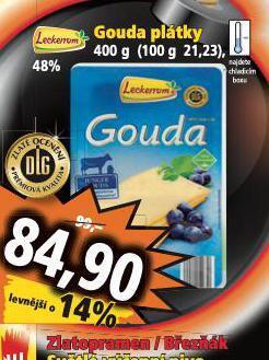 Norma Gouda plátky nabídka