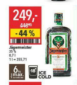 Globus Jagermeister nabídka