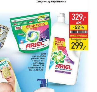Globus Ariel prací prostředek nabídka