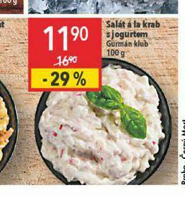 Globus Salát á la krab nabídka