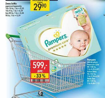 Globus Pampers dětské pleny nabídka