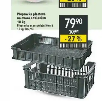 Globus Přepravka plastová na ovoce a zeleninu nabídka