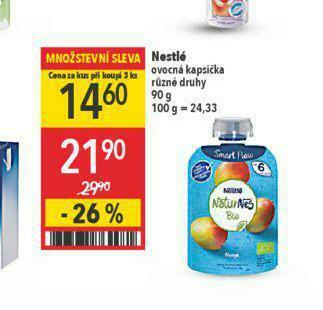 Globus Nestlé ovocná kapsička nabídka