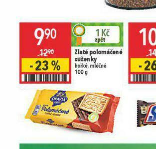 Globus Zlaté polomáčené sušenky nabídka