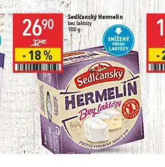 Globus Sedlčanský hermelín bez laktózy nabídka