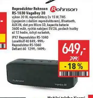 Globus Reproduktor rohnson nabídka