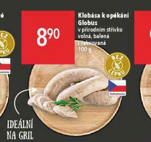 Globus Klobása k opékání nabídka