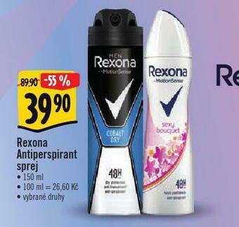 Albert Rexona antiperspirant nabídka
