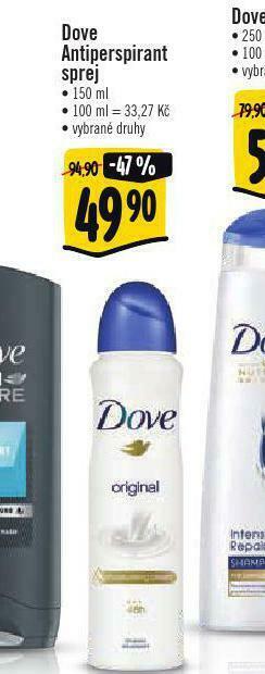 Albert Dove antiperspirant nabídka
