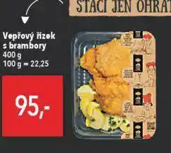 Globus Vepřový řízek s brambory nabídka