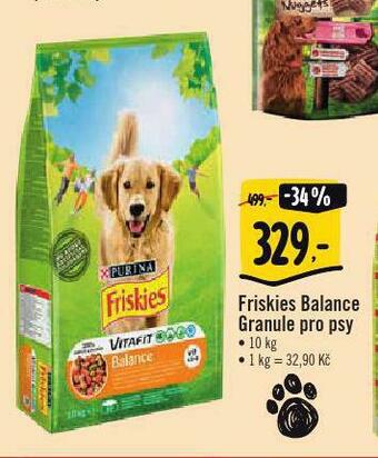 Albert Friskies granule pro psy nabídka
