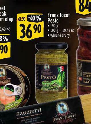 Albert Franz josef pesto nabídka