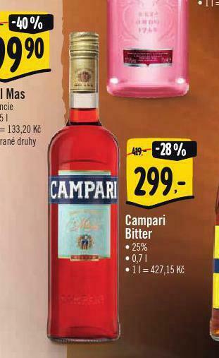 Albert Campari bitter nabídka