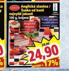 Norma Anglická slanina nabídka
