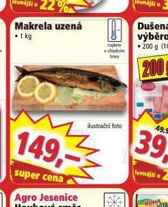 Norma Makrela uzená nabídka