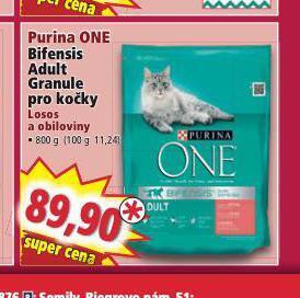 Norma Purina one bifensis adult granule pro kočky nabídka