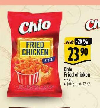 Albert Chio fried chicken nabídka