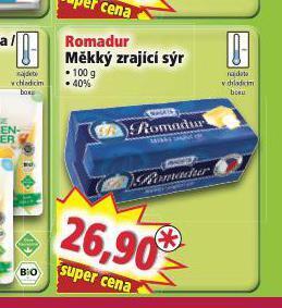 Romadur měkký zrající sýr