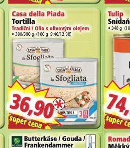 Norma Casa della piada tortilla nabídka