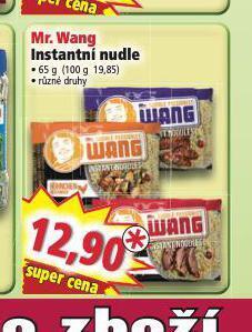 Norma Mr. wang instantní nudle nabídka