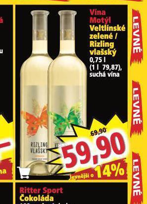 Norma Vína motýl veltínské zelené nabídka