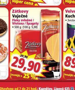 Norma Zátkovy vaječné fleky zvlněné nabídka