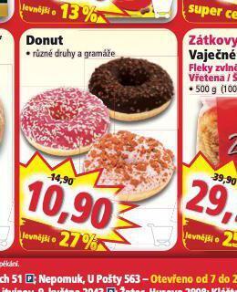 Norma Donut nabídka