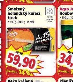 Norma Smažený holandský kuřecí řízek nabídka