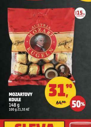 Penny Market Mozartovy koule nabídka