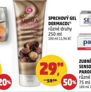 Penny Market Dermacol sprchový gel nabídka