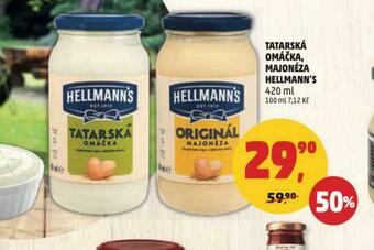 Penny Market Hellman´s tatarská omáčka, majonéza nabídka